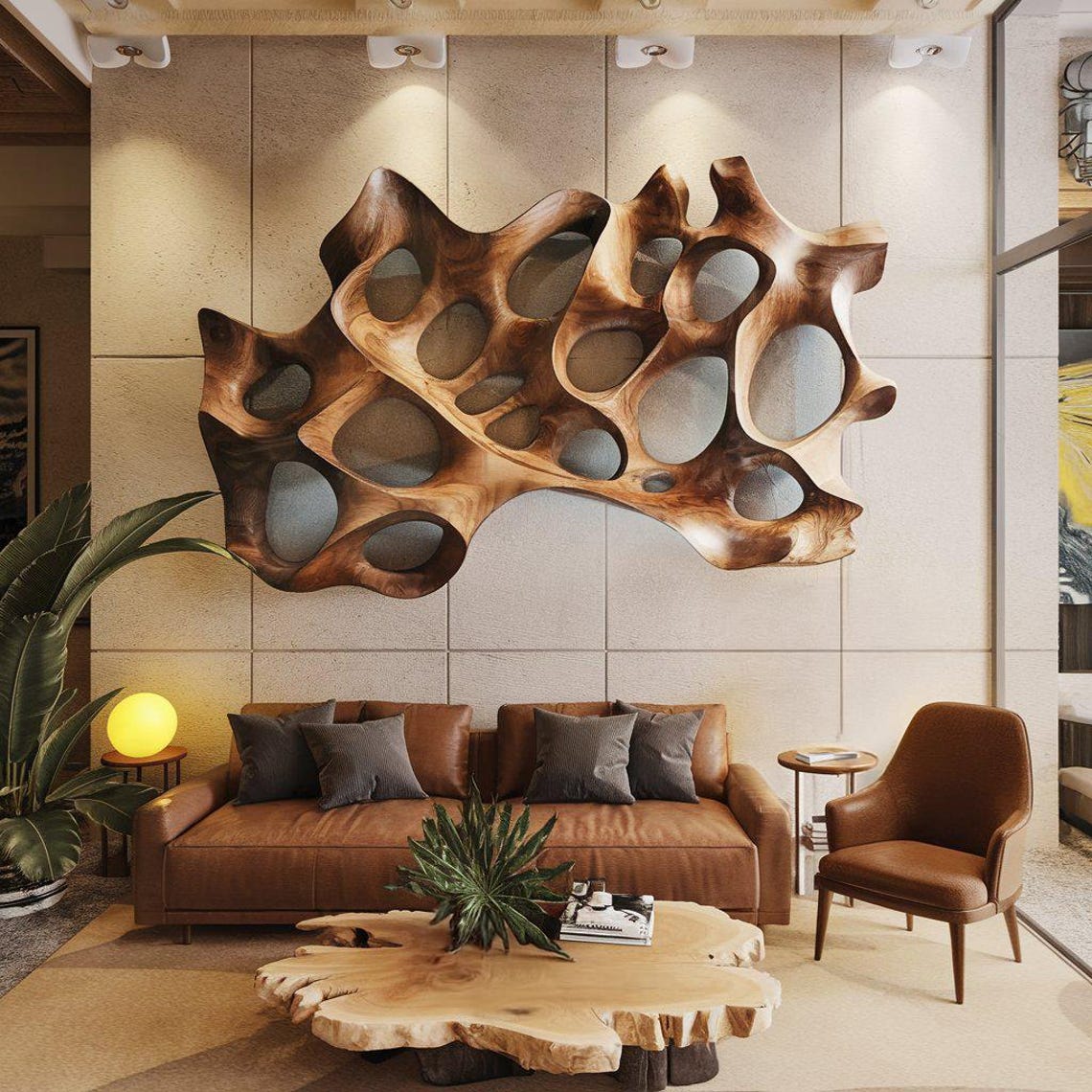 Handcrafted Solid Wood Wall Art For Living Room, Dining Room And Hallway