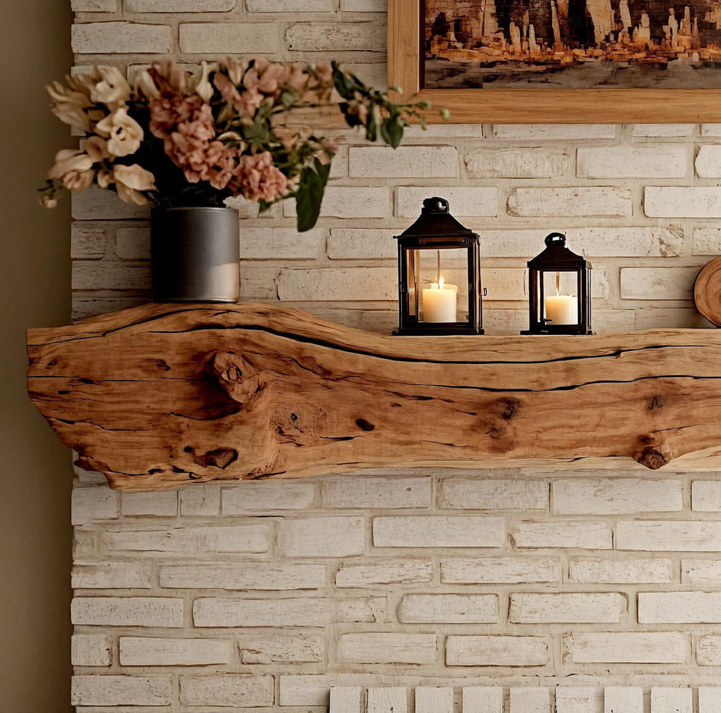 Rustic Interior Design Fireplace Wood Paneling In Living Room And Family Room