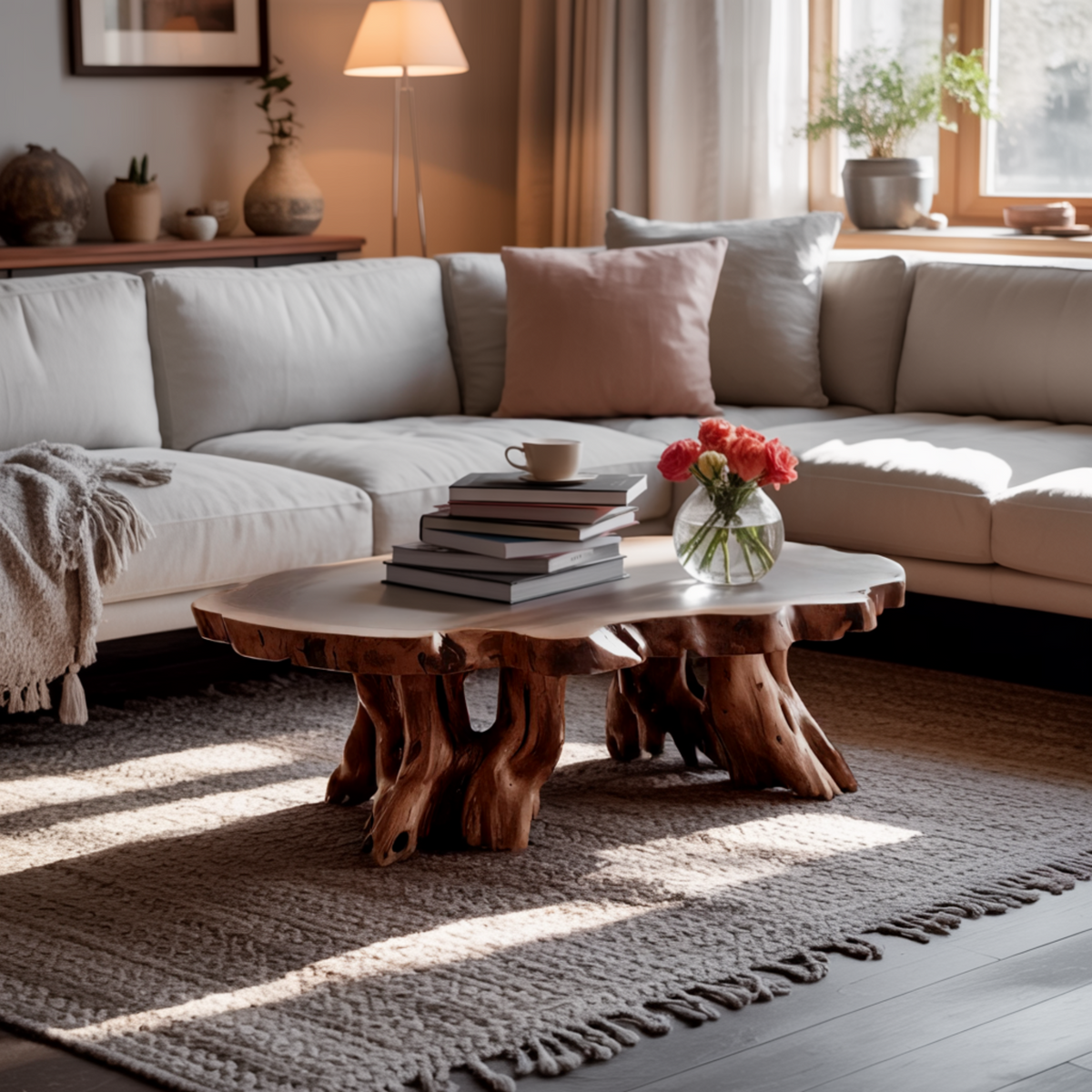 Narra Root-Form Handcrafted Coffee Table